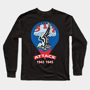 517th Parachute Regimental Combat Team - Attack - 1943 - 1945 X 300 Long Sleeve T-Shirt